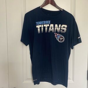 Tennessee Titans logo Nike Dri-fit training Shirt NFL‎ team fan apparel …
